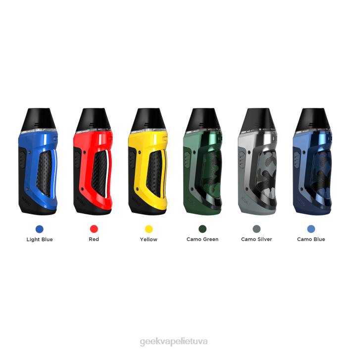 Geek Bar Kaina - GeekVape aegis nano rinkinys 800mah raudona 2Z4D128