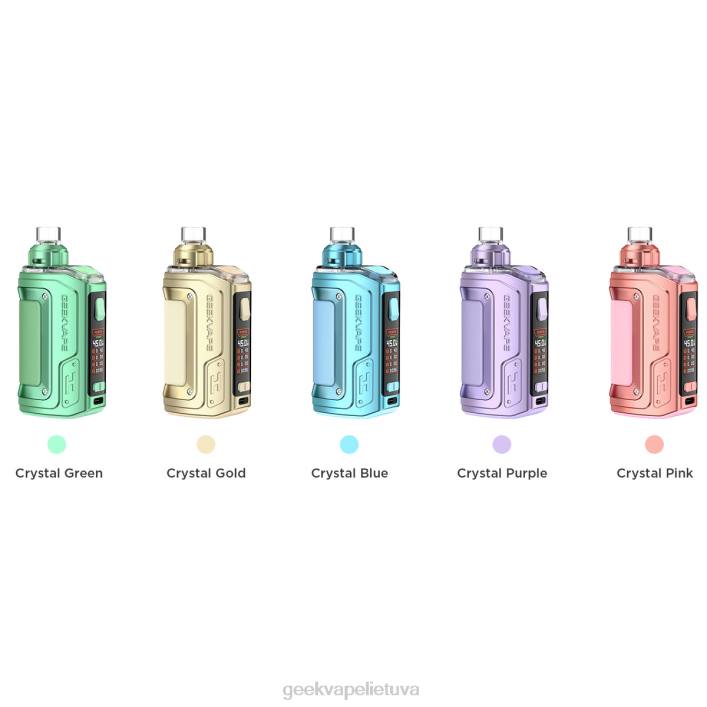 Geek Vape Price - GeekVape h45 (aegis hero 2) pod mod kit Crystal leidimas krištolo mėlyna 2Z4D142
