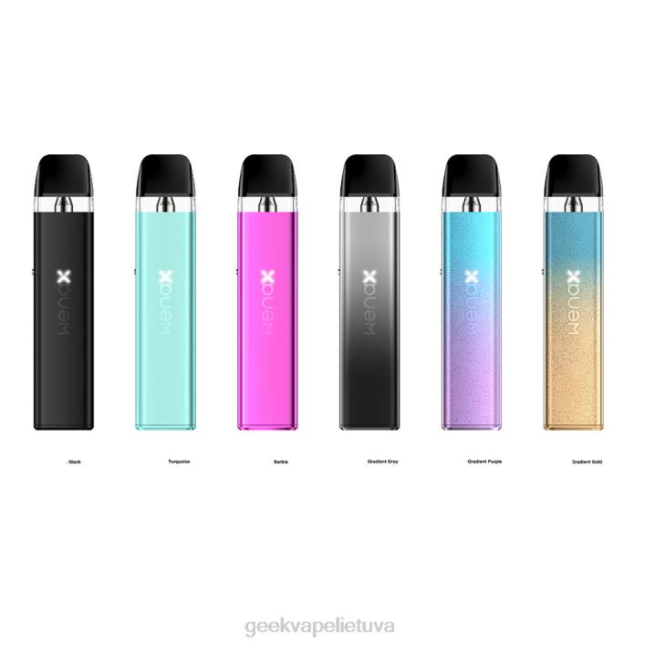 Geek Bar Kaina - GeekVape Wenax q mini rinkinys 1000mah 2ml gradientas violetinis 2Z4D78
