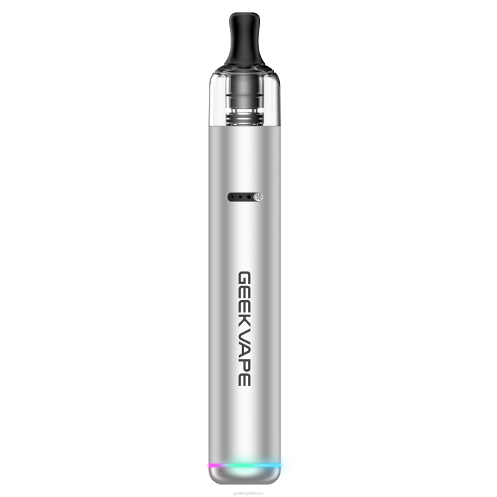 GeekVape E Cigarette - GeekVape wenax s3 (stylus 3) vape rašiklio rinkinys 1100mah atomas sidabras 2Z4D66