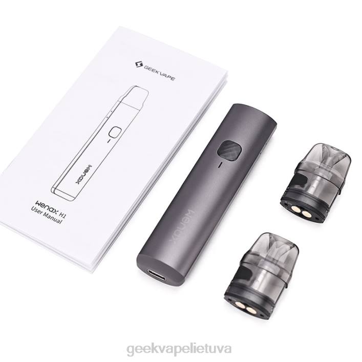 Geek Bar Kaina - GeekVape Wenax h1 pradinis rinkinys 1000mah laimo žalia 2Z4D118