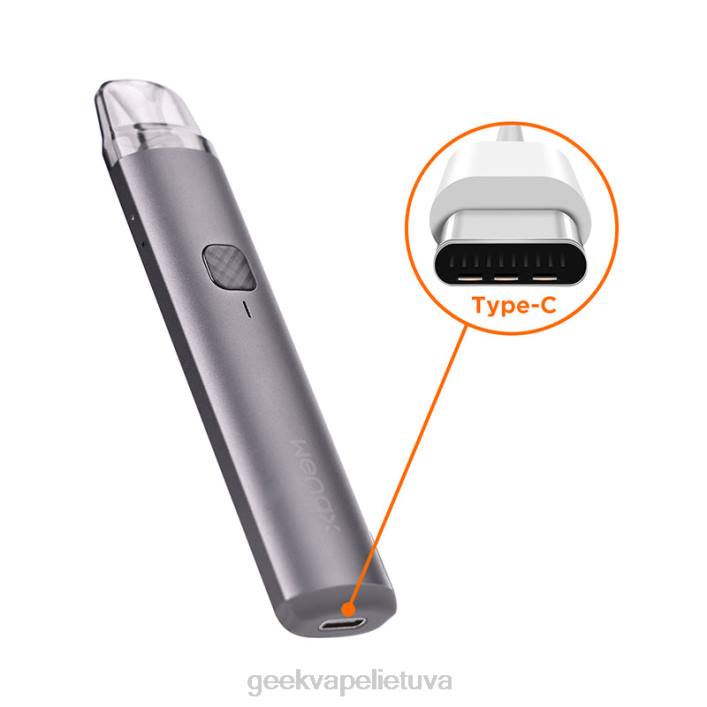 Geek Bar Kaina - GeekVape Wenax h1 pradinis rinkinys 1000mah laimo žalia 2Z4D118