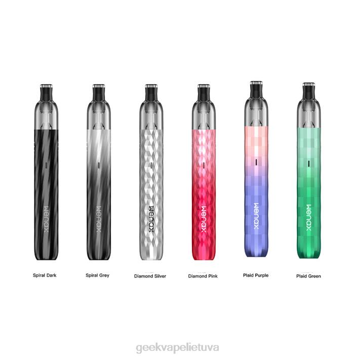 Geek Vape Kaina - GeekVape Wenax m1 pod rinkinys 800mah deimantinis sidabras 2Z4D183