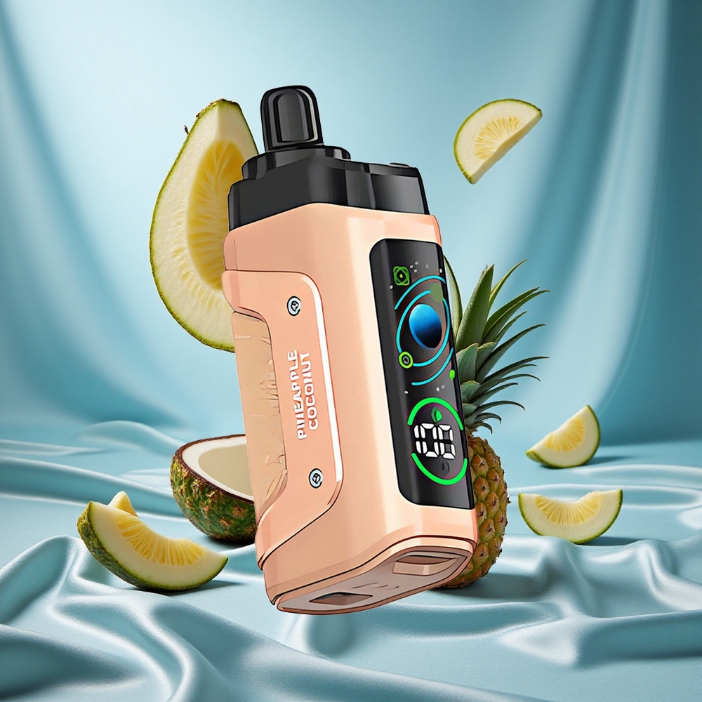 Razz Bar 45000 Puffs Ananas Cocco Bobina Mesh 1.0 Ohm