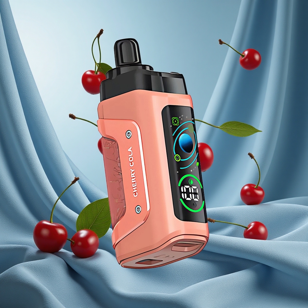 Razz Bar 45000 Puffs Boba Mesh Ciliegia Cola Ricaricabile