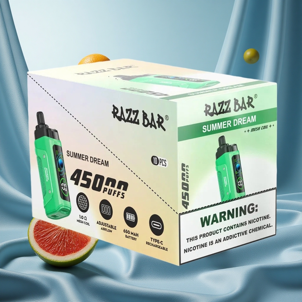 Razz Bar 45000 Puffs Bobina Mesh 1.0 Ohm Sogno Estivo