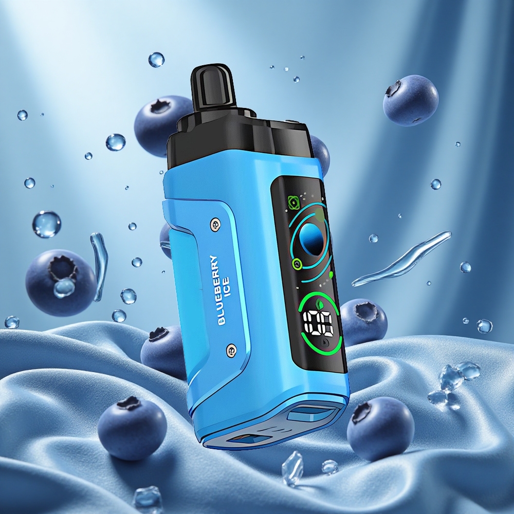 Razz Bar 45000 Puffs Mirtillo Ghiaccio Bobina Mesh 1.0 Ohm