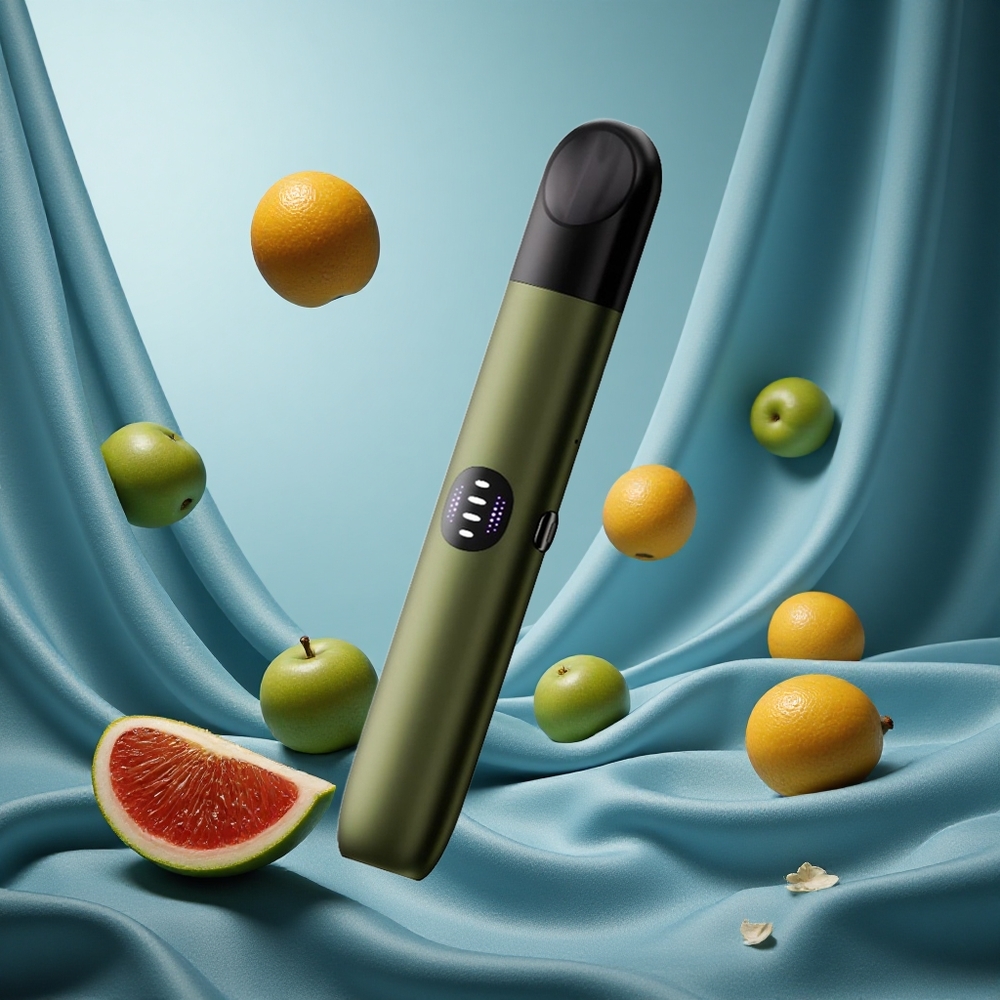 RELX Infinity 2 600-650 Puffs Verdeblu Metallo Lucido