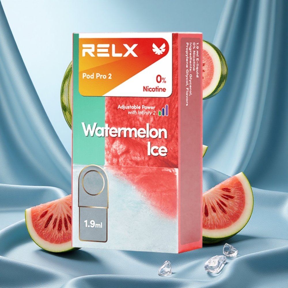 RELX Pod Pro 2 600 Puffs Anguria Ghiacciata 0% Nicotina