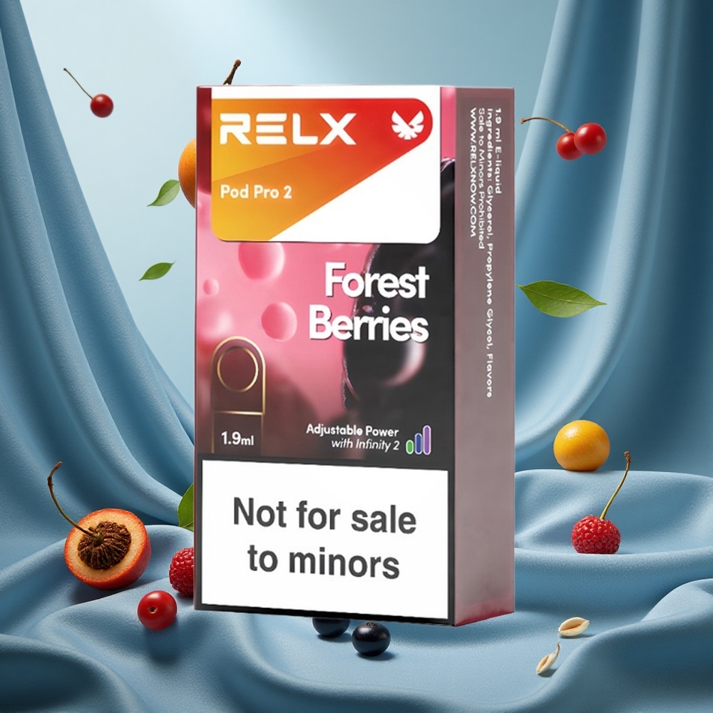 RELX Pod Pro 2 600 Puffs Bacche di Bosco 1.9ml