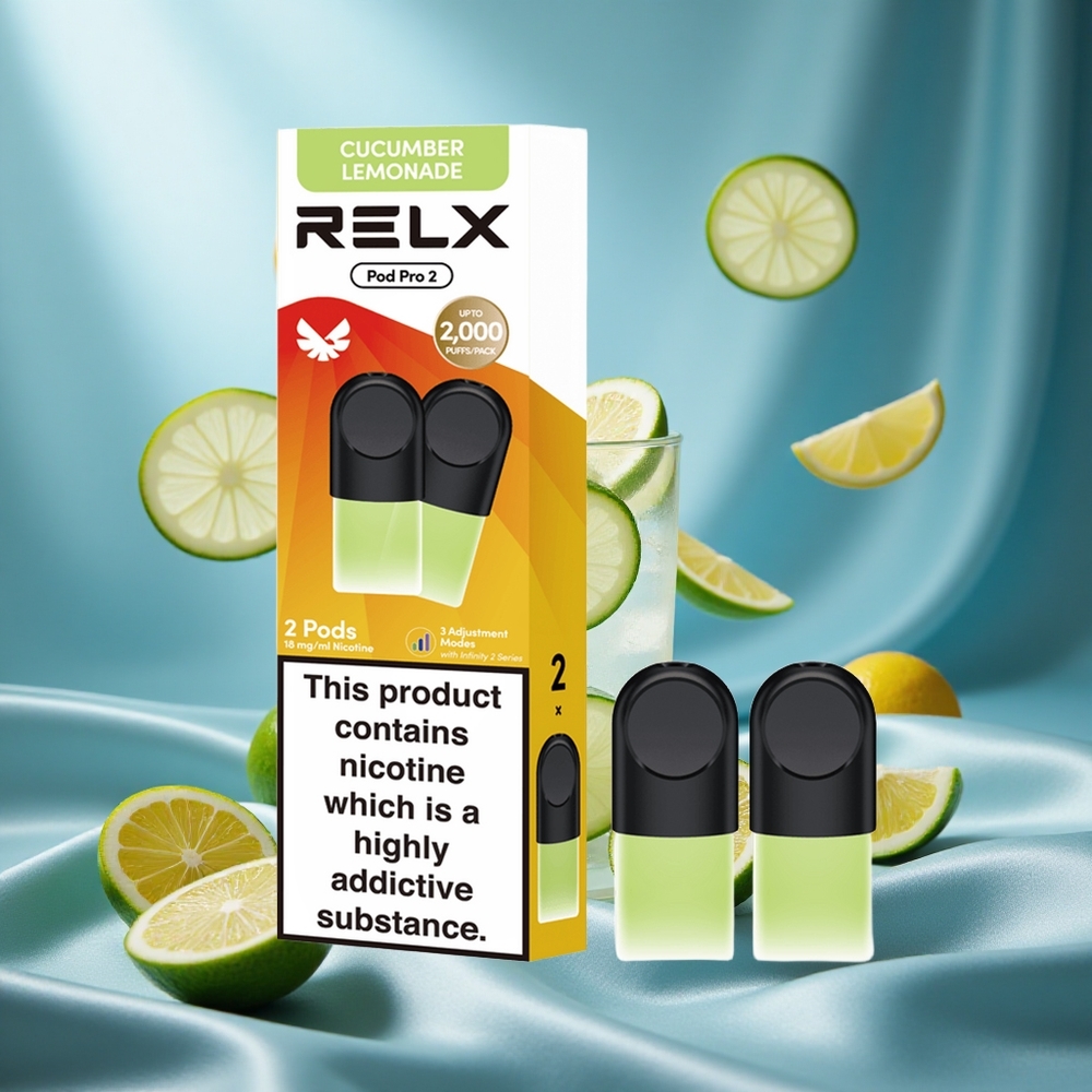 RELX Pod Pro 2 600 Puffs Bevanda-Cetriolo Limonata 1.9ml