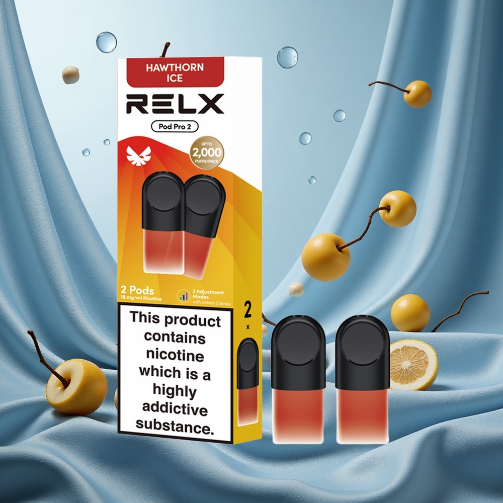 RELX Pod Pro 2 600 Puffs Biancospino Ghiaccio 1.9ml