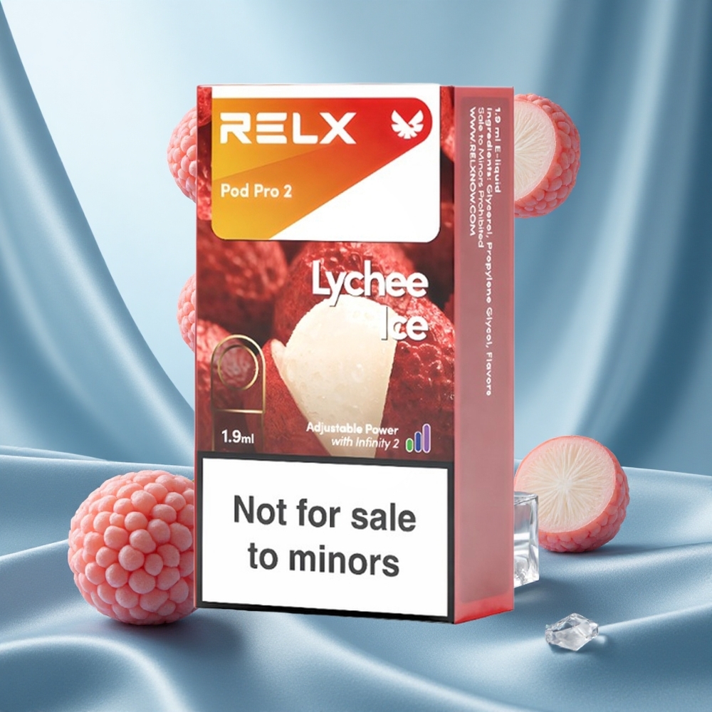 RELX Pod Pro 2 600 Puffs Litchi Ghiaccio 0% Nicotina 1.9ml