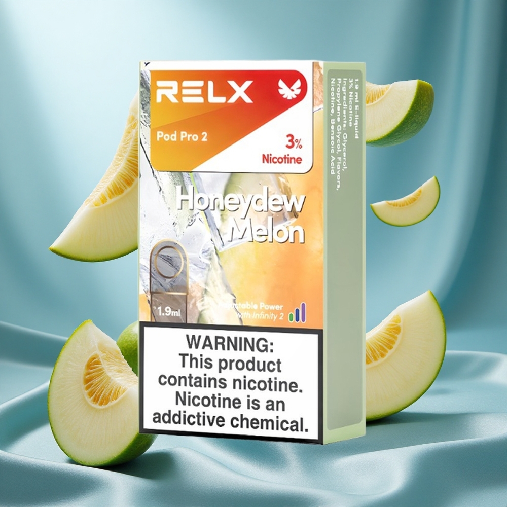 RELX Pod Pro 2 600 Puffs Melone Miele 3% 1.9ml