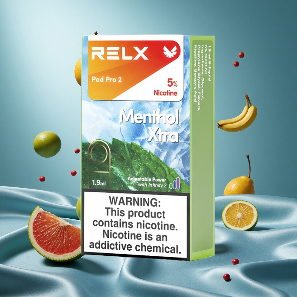 RELX Pod Pro 2 600 Puffs Mentolo Xtra 5% Nicotina