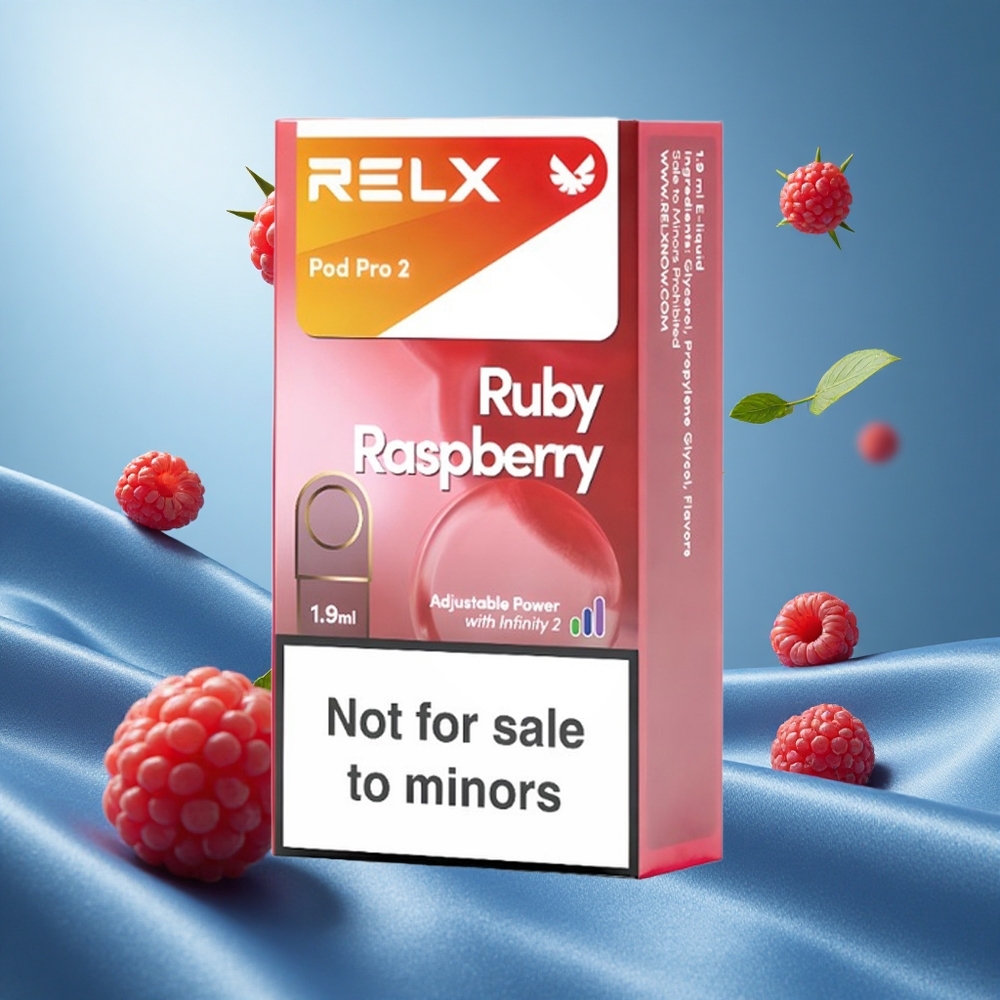 RELX Pod Pro 2 600 Puffs Mirtillo Blu Senza Nicotina