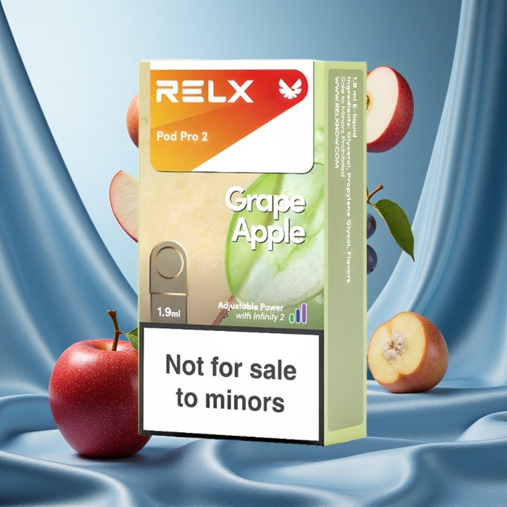 RELX Pod Pro 2 600 Puffs Uva Mela 1.9ml