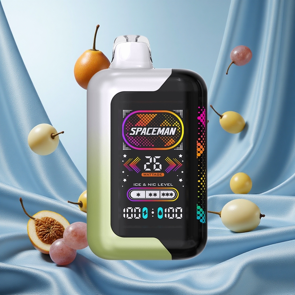 SMOK SPACEMAN SP40000 40000 Puffs Bianco Uva Ghiacciato 20ml