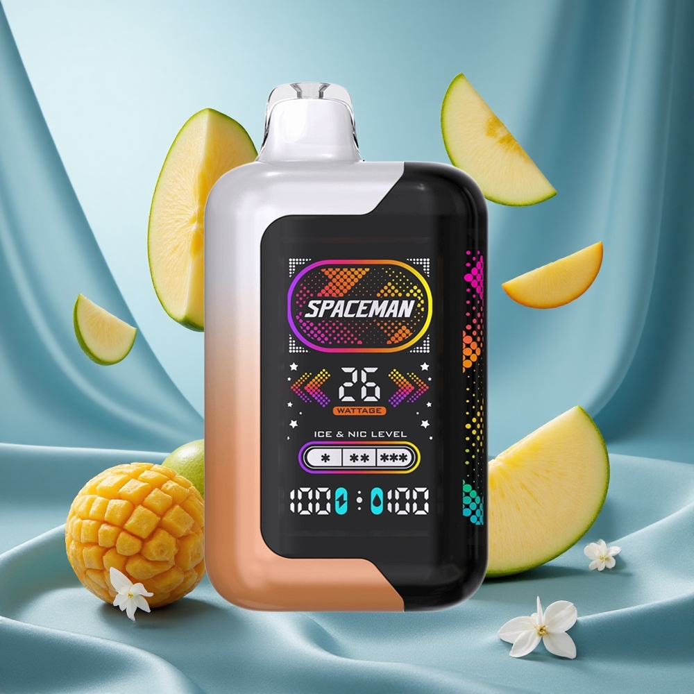 SMOK SPACEMAN SP40000 Sigaretta elettronica usa e getta Mango Acido Melata 40000 Puffs 20ml