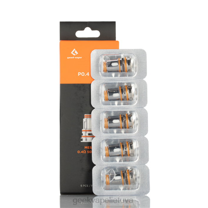 Geek Vape Kits - GeekVape 5 vnt./pak. p serijos ritė p0,15 omų xm 2Z4D14